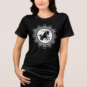 Camiseta Signo de Capricórnio Bode Design Cósmico de Estrel