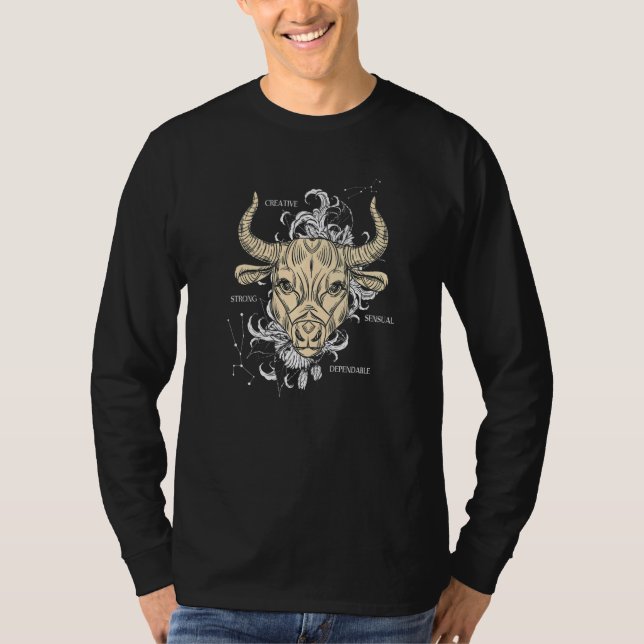 Camiseta Signo do zodíaco Touro   (Frente)