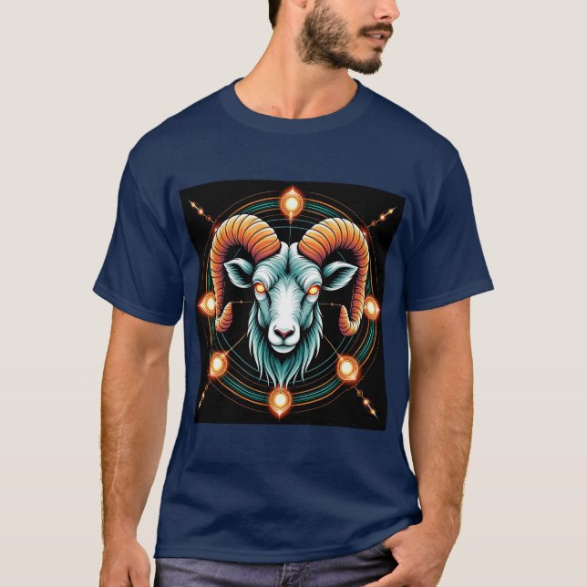 Camiseta Signo Zodiacal de Áries (Frente)