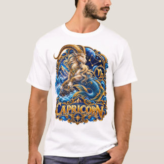 Camiseta Signo Zodiacal de Capricórnio Bode Astral Astrolog
