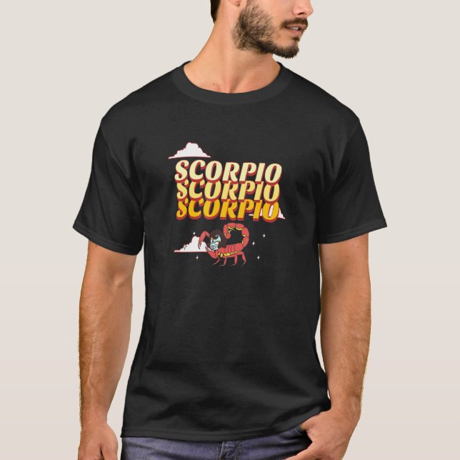 Camiseta Signo Zodiacal de Escorpião (Frente)