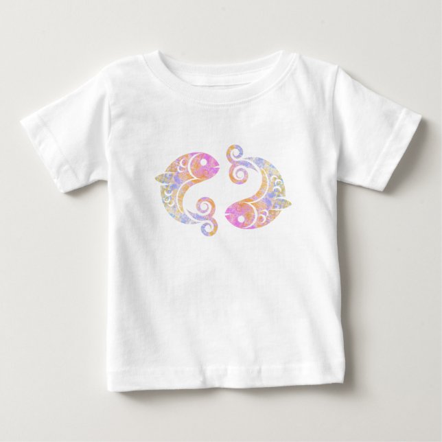 Camiseta signo zodiacal de peixes (Frente)