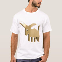 Signo Zodiacal Touro Símbolo de Astronomia em Ouro