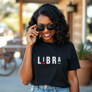 Camiseta Signo Zodíaco de Libra Astrologia Retro 90 Anivers