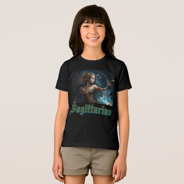 Camiseta Signo Zodíaco de Sagitário (Frente Completa)