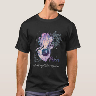 Camiseta Signo Zodíaco Peixes Horóscopo de Peixes Astrologi