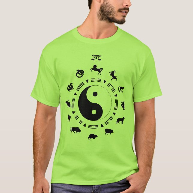 Camiseta Signos Chineses (Frente)