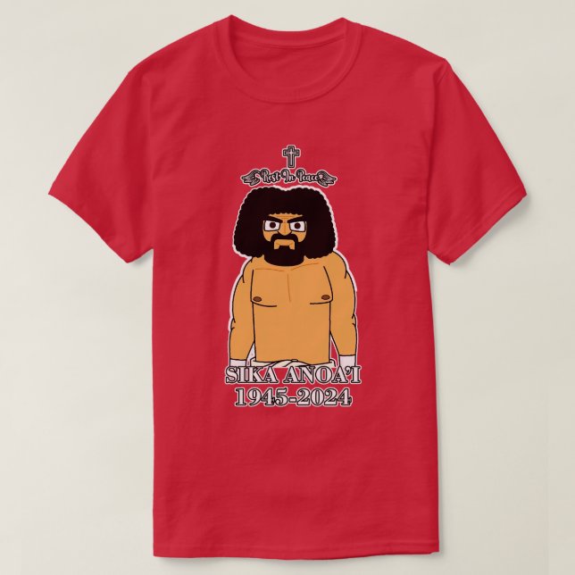 Camiseta Sika Anoai RIP TShirt (Frente do Design)