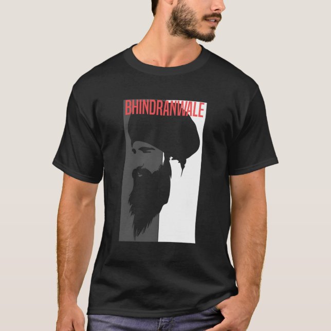 Camiseta Sikh Bhindranwale 1984 Singh Punjabi (Frente)