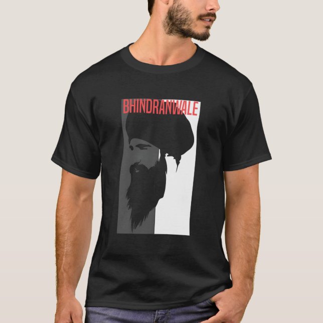 Camiseta Sikh Bhindranwale 1984 Singh Punjabi (Frente)