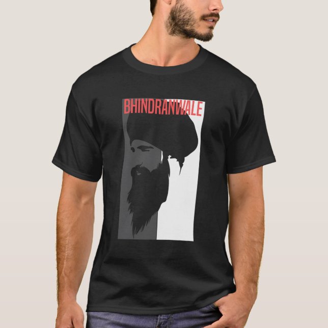 Camiseta Sikh Bhindranwale 1984 Singh Punjabi (Frente)
