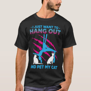 Camiseta Silas Aéreas Para O Dançarino Aéreo Da Seda Ar