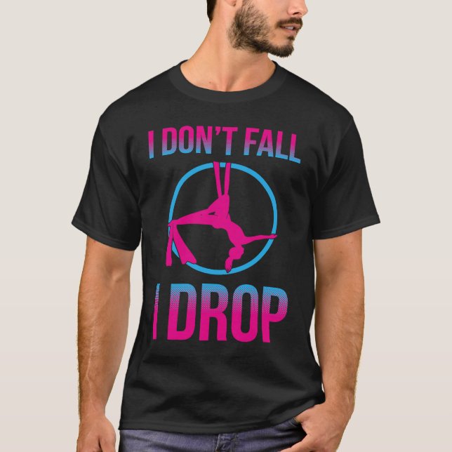 Camiseta Silas Aéreas Para O Dançarino Aéreo Da Seda Ar (Frente)