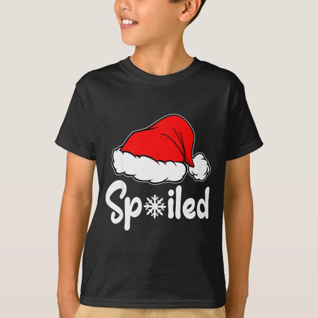 Camiseta Siled Broke Santa Hat Christmas Matching Pajamas  (Frente)
