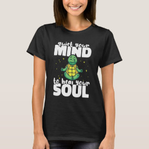 Camiseta Silencie sua mente para curar seu instrutor de yog