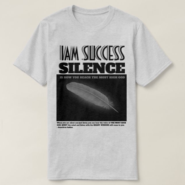 CAMISETA SILÊNCIO (Frente do Design)