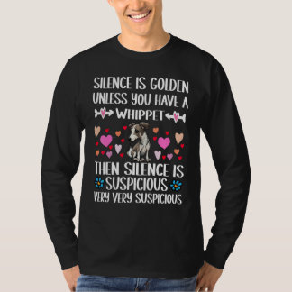 CAMISETA SILÊNCIO É OURO, A MENOS QUE TENHA UM CACHORRO DE 