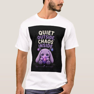 Camiseta Silêncio Fora Caos Dentro