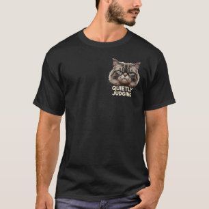 Camiseta Silenciosamente Jugando Cat Meme