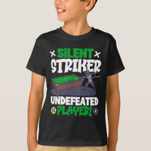 Camiseta Silencioso - Bilhares E Gato