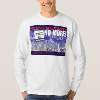 Camiseta Silencioso Maioria-NENHUNS MAIS!