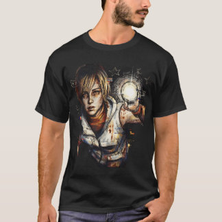 Camiseta Silent Hill 3 Heather Mason Feto Deus Horror Aesth