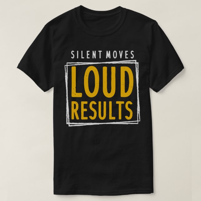 Camiseta Silent Move Alto Resultado (Frente do Design)
