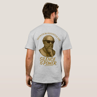 Camiseta Silentium Potentia Est – O Poder da Força Silencio