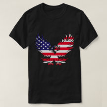 Silhouette, a bandeira majestosa americana