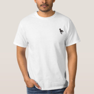 Camiseta Silhouette Caminhando Cavalo