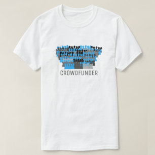 Camiseta Silhouette Crowd Design, Crowdfunder, Crowdfunding