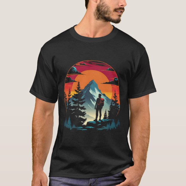 Camiseta Silhouette da Epic Mountain Adventure (Frente)