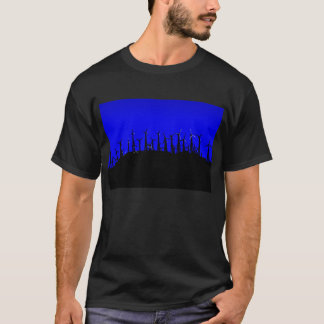 Camiseta Silhouette de Fazenda Eólica de Tehachapi