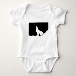 Camiseta Silhouette de Pop de Arte Negra e Branca Única