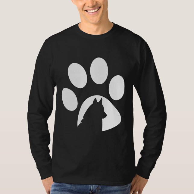 Camiseta Silhouette de rouco (Frente)
