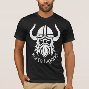 Camiseta Silhouette de Viking de Legenda Nórdica