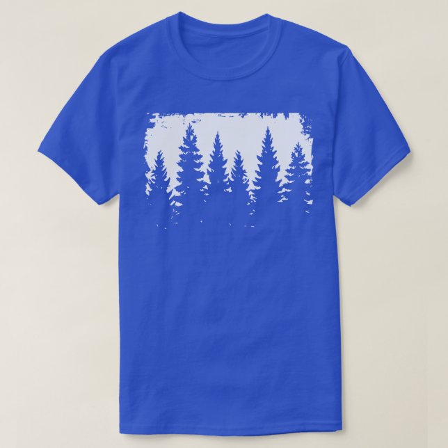 Camiseta Silhouette Floresta 1 (Frente do Design)