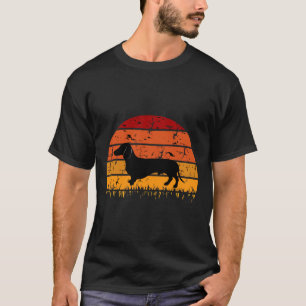 Camiseta Silhouette Miniatura Dachshund