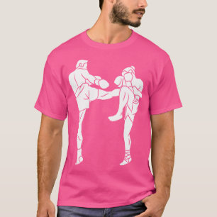 Camiseta Silhouette Muay Thai Kickboxing Mma Artes Marciais