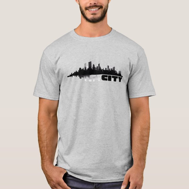 Camiseta Silhouette Of City (Frente)