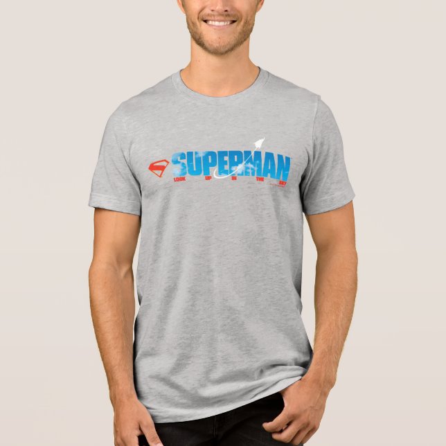 Camiseta Silhouette Superman Skybound (Frente)