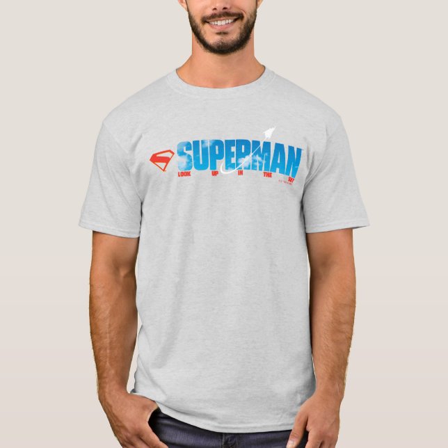 Camiseta Silhouette Superman Skybound (Frente)