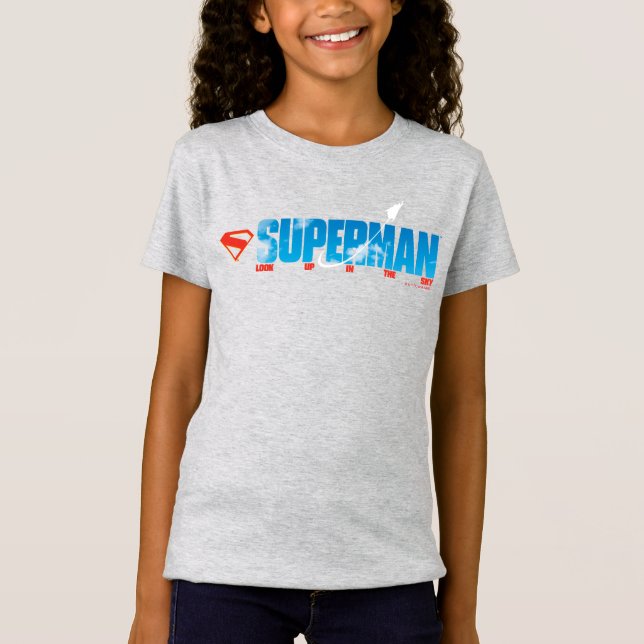 Camiseta Silhouette Superman Skybound (Frente)