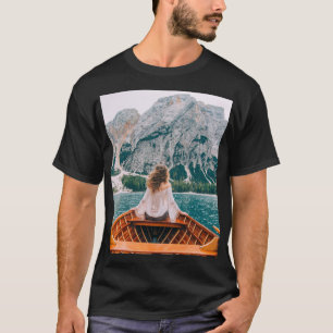 Camiseta Silhouette Woman Alpha Lake Nature