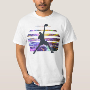 Camiseta Silhout de Bâlei   Sunset Glitch Ar
