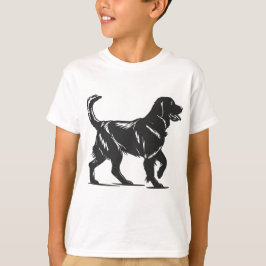 Camiseta Silhueta Clássica de Cachorro