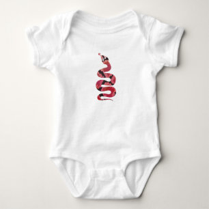 Camiseta Silhueta cobra preto e vermelho