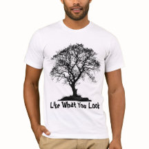 Camiseta Silhueta da Árvore Estética