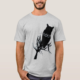 Camiseta Silhueta da coruja de Msterious