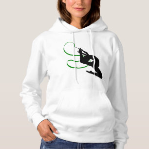 Camiseta Silhueta da Dançarina de Fita de Ginástica Rítmica